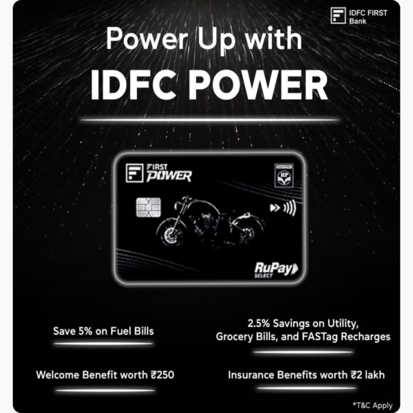 IDFC Rupay Credit Card