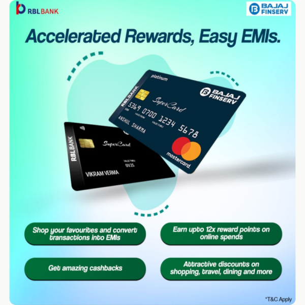 Bajaj Finserv RBL Bank Credit Card.