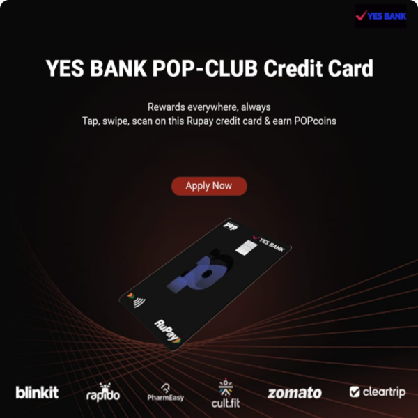 Yes Bank Popclub Credit Card