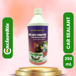 capl tyre sealant – 250 ml | instant puncture repair for Small car tubeless tyres